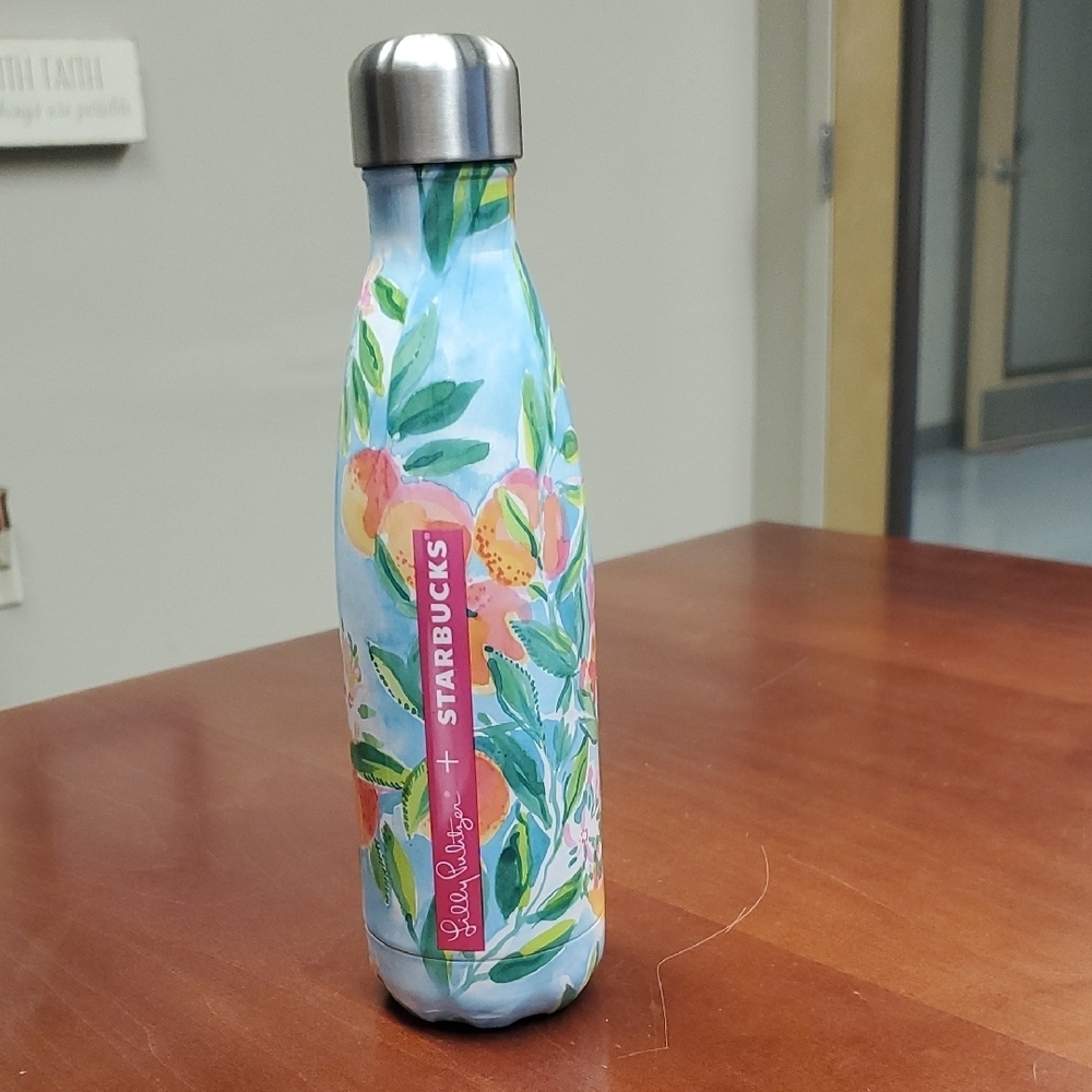 Lilly Pulitzer + Starbucks Water Bottle - Blue and Green